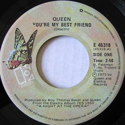 Queen : You're My Best Friend / '39 (7", Single)