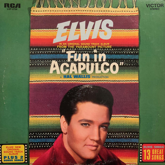 Elvis Presley : Fun In Acapulco (LP, Album, RE)