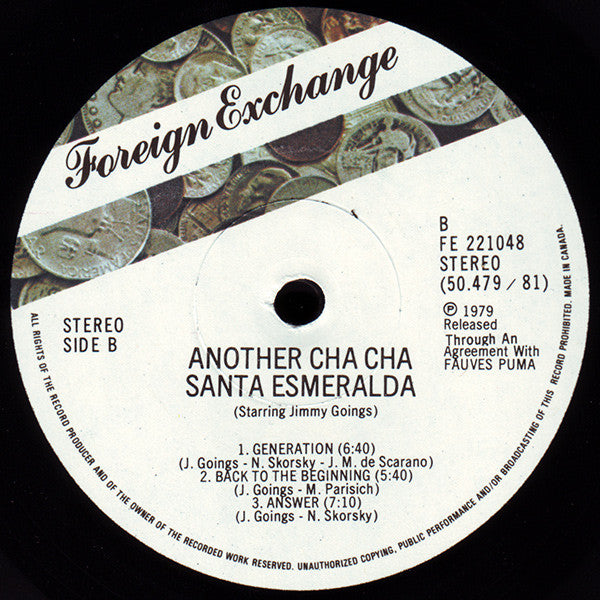 Buy Santa Esmeralda Another Cha Cha LP Album Online for a