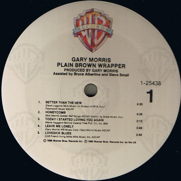 Gary Morris : Plain Brown Wrapper (LP, Album)