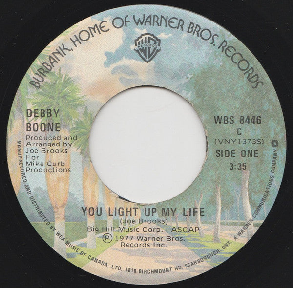 Debby Boone / The Boones : You Light Up My Life / He's A Rebel (7", Single)