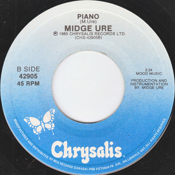 Midge Ure : If I Was (7", Single)