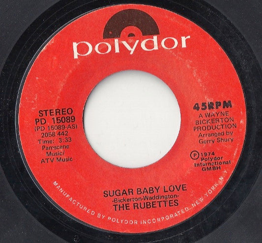 The Rubettes : Sugar Baby Love / You Could Have Told Me (7")