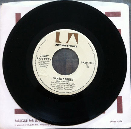 Gerry Rafferty : City To City / Baker Street (7", Single)