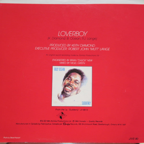 Billy Ocean : Loverboy (7")