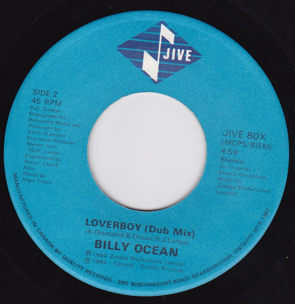 Billy Ocean : Loverboy (7")