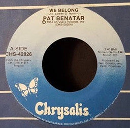 Pat Benatar : We Belong (7", Single)