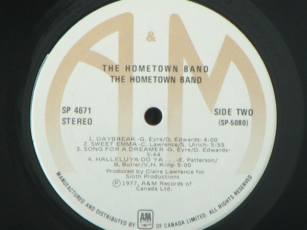 Hometown Band : The Hometown Band (LP, Album)