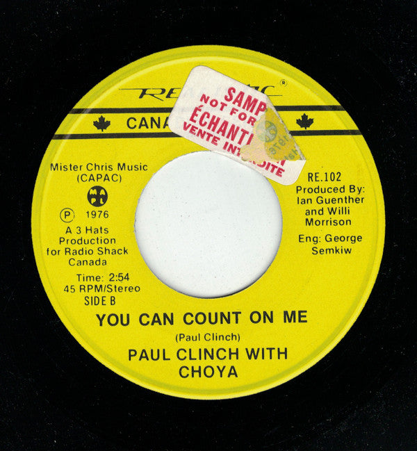 Paul Clinch With Choya : We Can Make It If We Try (7", Single)