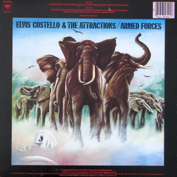 Elvis Costello And The Attractions* : Armed Forces (LP, Album)