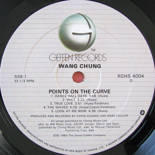 Wang Chung : Points On The Curve (LP, Album)