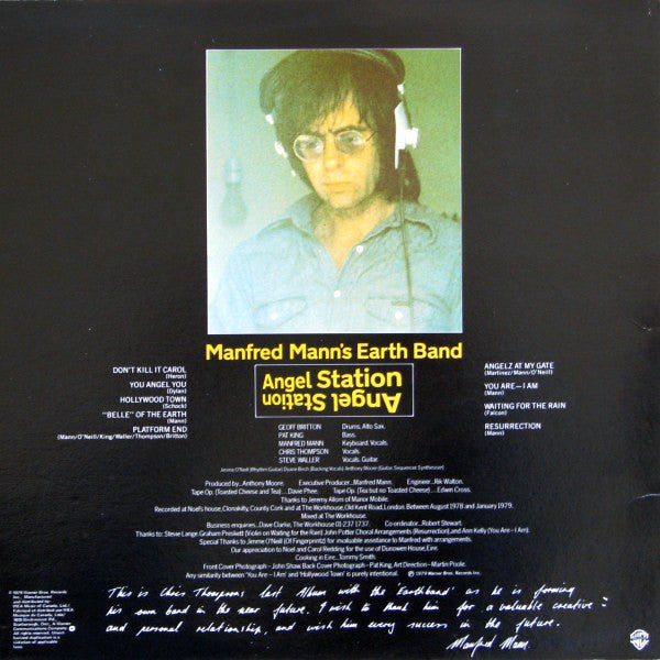 Manfred Mann's Earth Band : Angel Station (LP, Album, Qua)