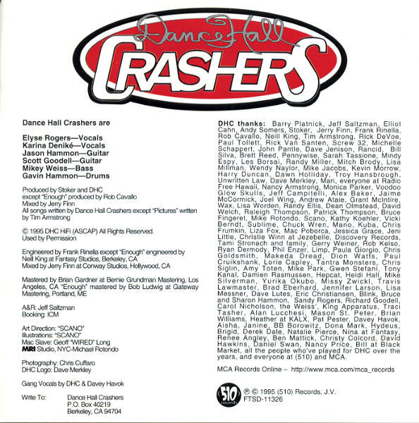 Dance Hall Crashers : Lockjaw (CD, Album)