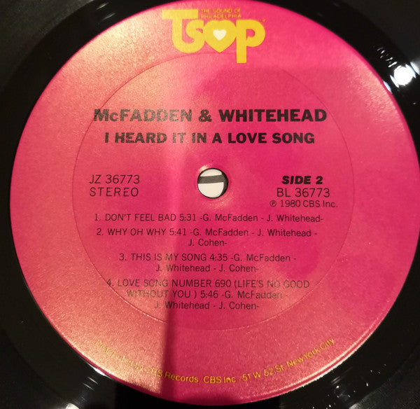McFadden & Whitehead : I Heard It In A Love Song (LP, Album)