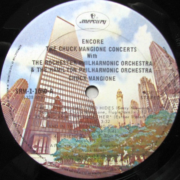 Chuck Mangione : Encore - The Chuck Mangione Concerts (LP, Album)