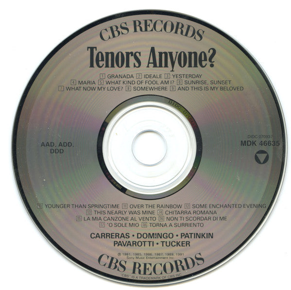 Various : Tenors Anyone? (CD, Comp)