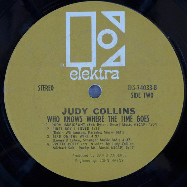 Judy Collins : Who Knows Where The Time Goes (LP, Album, Ter)