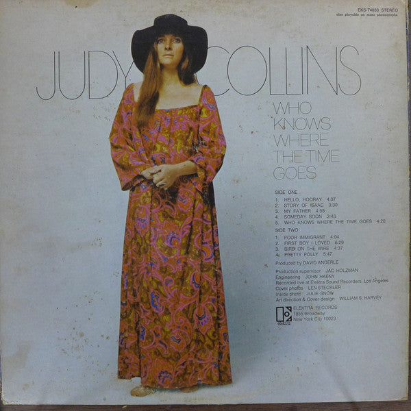 Judy Collins : Who Knows Where The Time Goes (LP, Album, Ter)
