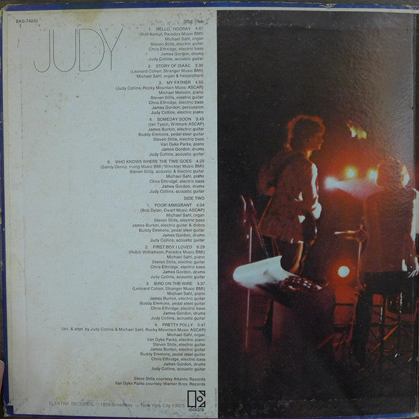 Judy Collins : Who Knows Where The Time Goes (LP, Album, Ter)