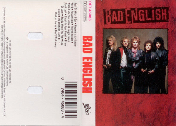 Bad English : Bad English (Cass, Album)