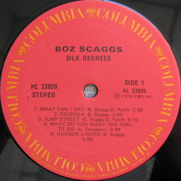 Boz Scaggs : Silk Degrees (LP, Album, RE)