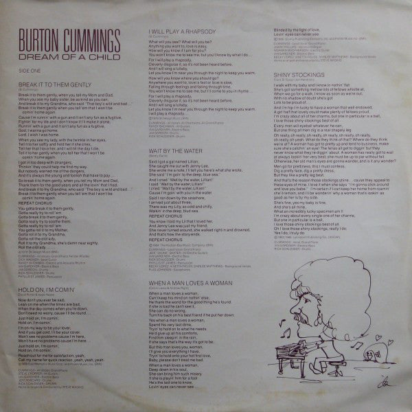 Burton Cummings : Dream Of A Child (LP, Album)