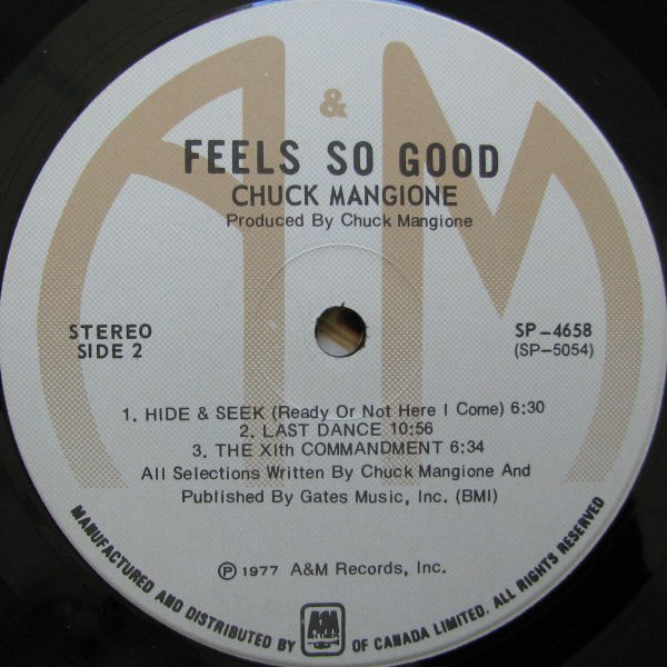 Chuck Mangione - Feels So Good (LP, Album) (Very Good Plus (VG+))