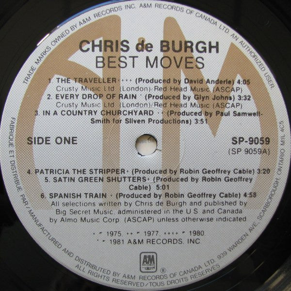 Chris de Burgh : Best Moves (LP, Comp)