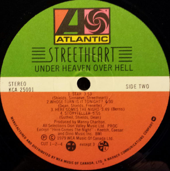 Streetheart : Under Heaven Over Hell (LP, Album)