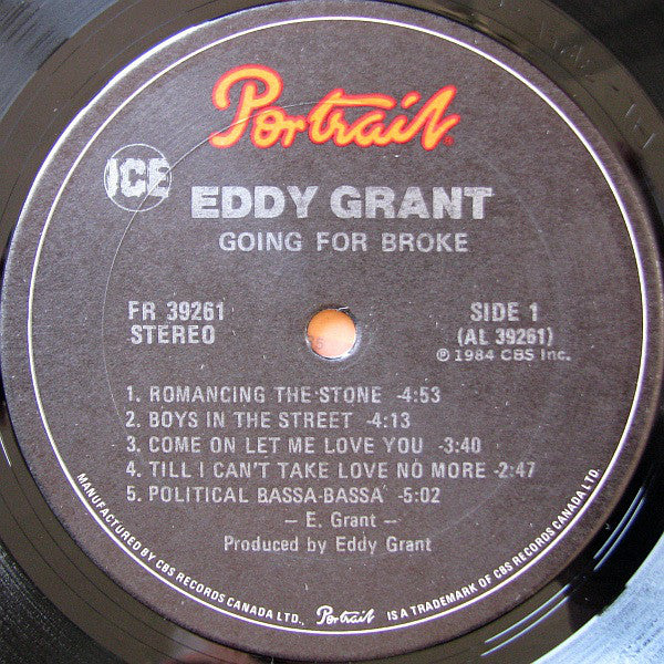 Eddy Grant : Going For Broke (LP, Album)