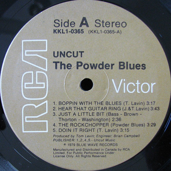The Powder Blues* : Uncut (LP, Album, RE)