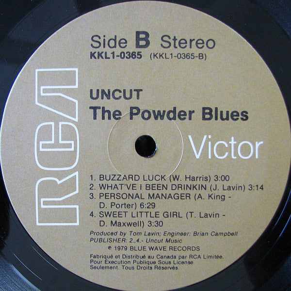 The Powder Blues* : Uncut (LP, Album, RE)