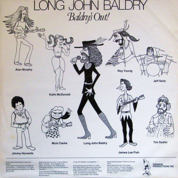 Long John Baldry : Baldry's Out! (LP, Album)