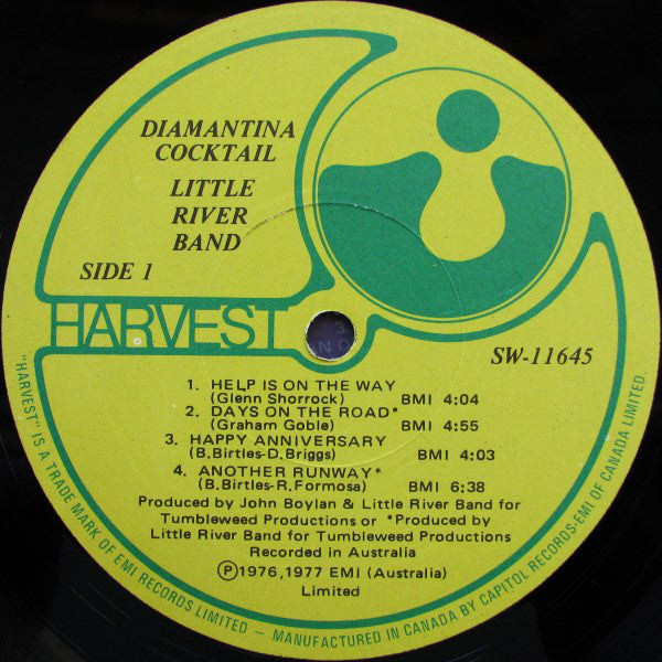 Little River Band : Diamantina Cocktail (LP, Album)