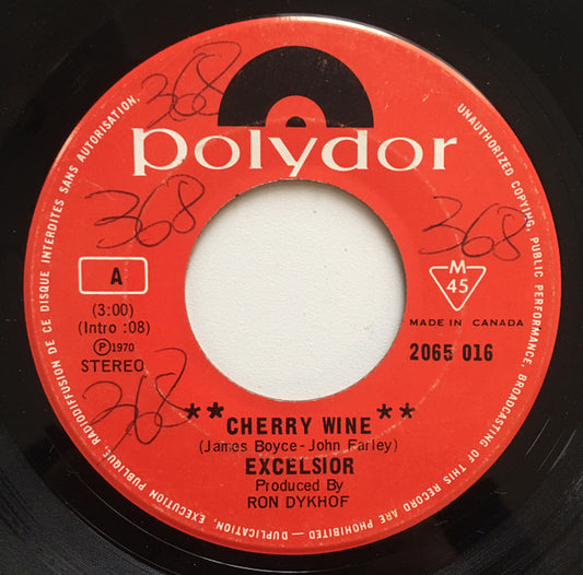 Excelsior (17) : Cherry Wine (7", Single)