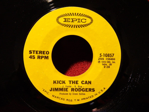 Jimmie Rodgers (2) : Kick The Can (7", Styrene)