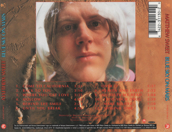 Matthew Sweet : Blue Sky On Mars (CD, Album)