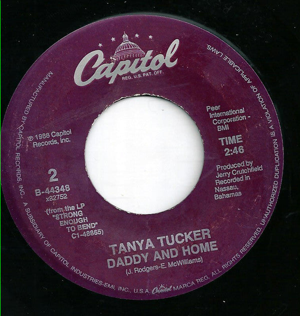 Tanya Tucker : Call On Me (7", Single)