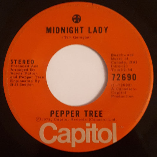 Pepper Tree : Midnight Lady (7", Single)
