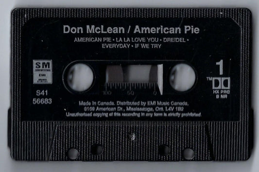 Don McLean : American Pie (Cass, Comp, Dol)