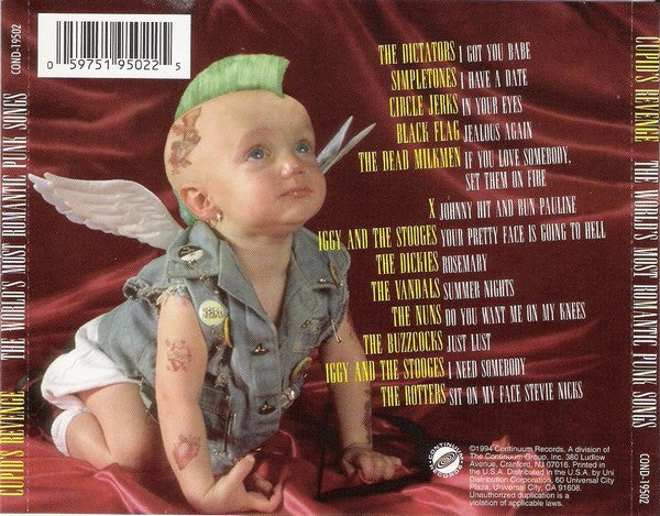 Various : Cupid's Revenge (The World's Most Romantic Punk Songs) (CD, Comp)