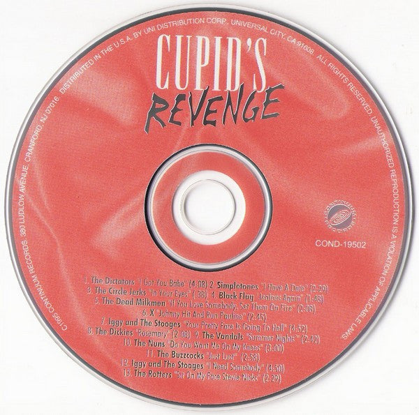 Various : Cupid's Revenge (The World's Most Romantic Punk Songs) (CD, Comp)