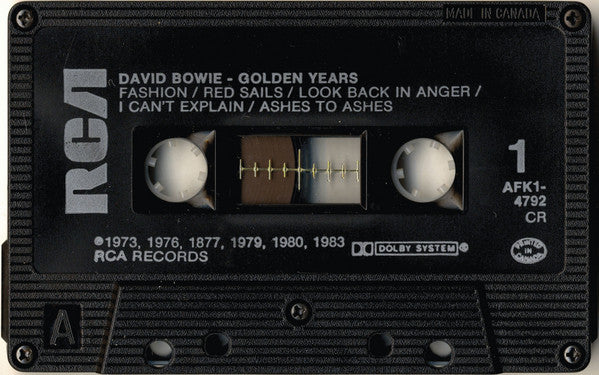David Bowie : Golden Years (Cass, Comp, RM)