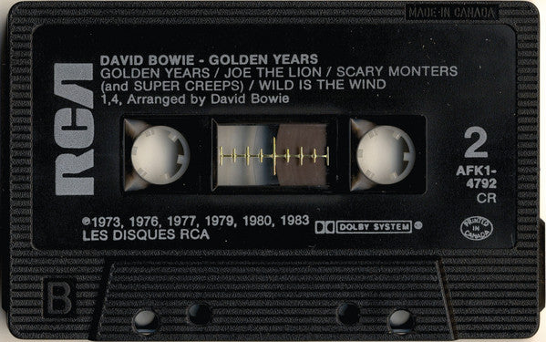 David Bowie : Golden Years (Cass, Comp, RM)