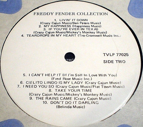 Freddy Fender (2) : The Freddy Fender Collection (LP, Comp)