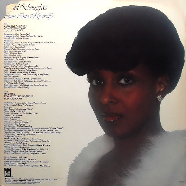 Carol Douglas : Come Into My Life (LP, Album)