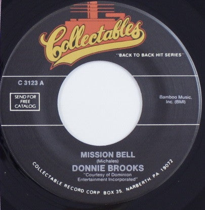 Donnie Brooks / Tony Bellus : Mission Bell / Robbin' The Cradle (7")