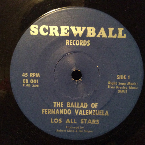 Los All Stars : The Ballad Of Fernando Valenzuela (7", Single)