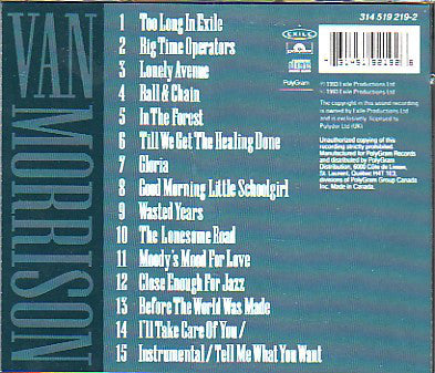 Van Morrison : Too Long In Exile (CD, Album)