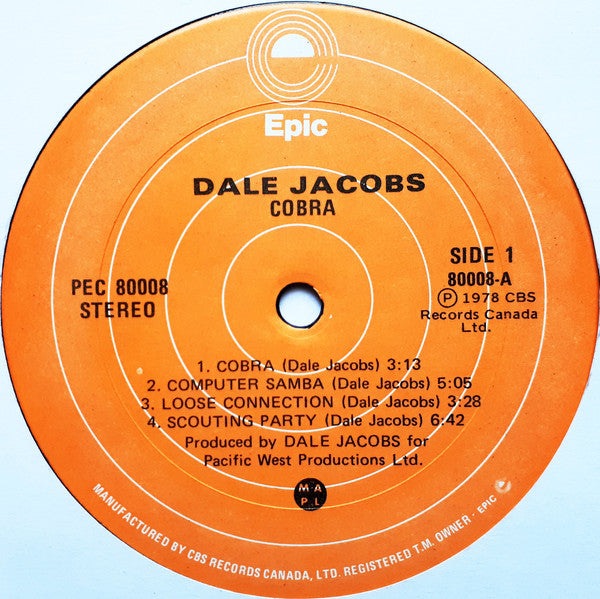 Dale Jacobs : Cobra (LP, Album)